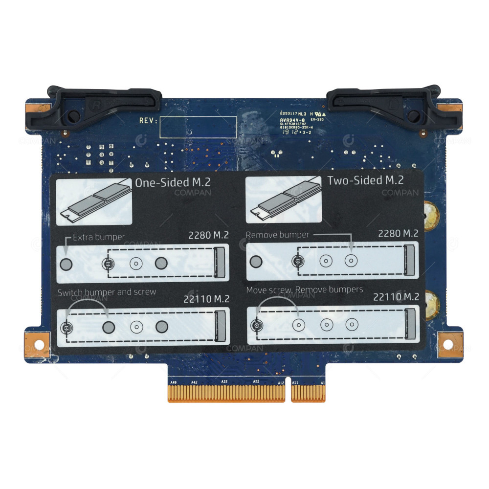 933576-001 HP ADAPTER BOARD 22110 DUAL SLOT M.2 PCIE FOR HP Z8 G4